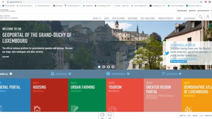 Geoportail.lu - Maps made in Luxembourg – OSINT.LU